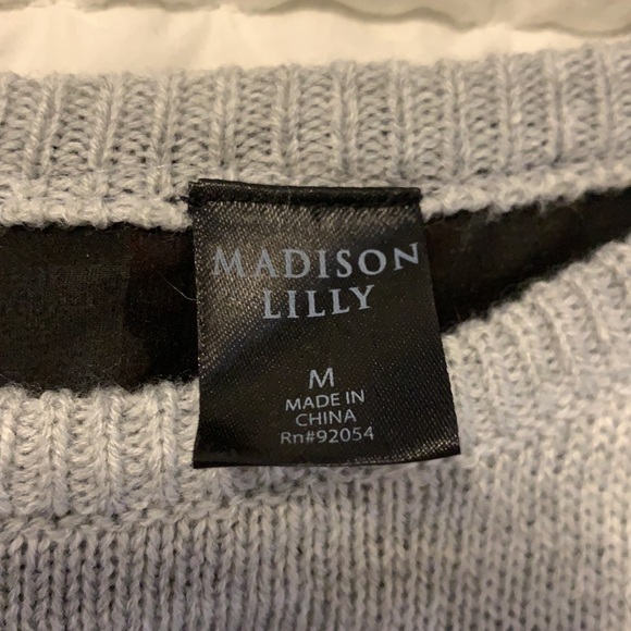 Madison Lilly mixed media sweater - Picture 8 of 9